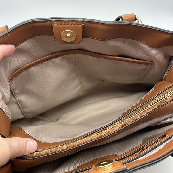 Nine‎ West Brooklyn Jetset Carryall Bag Woven Faux Leather - Picture 5 of 11